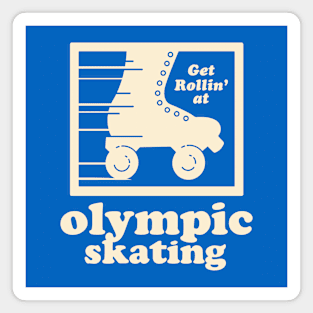 Olympic Skate Magnet
